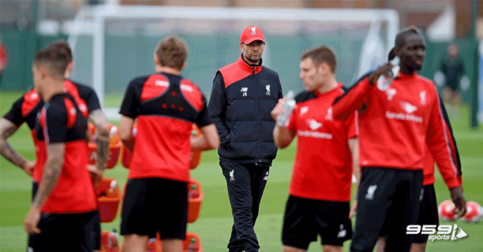 liverpool training raining