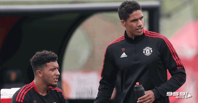 Rafe Varane and Jadon Sancho