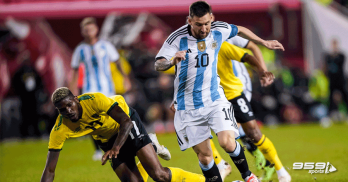 messi vs Jamaican goal
