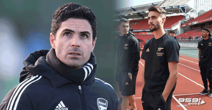 Fabio Vieira coach Arteta arsenal