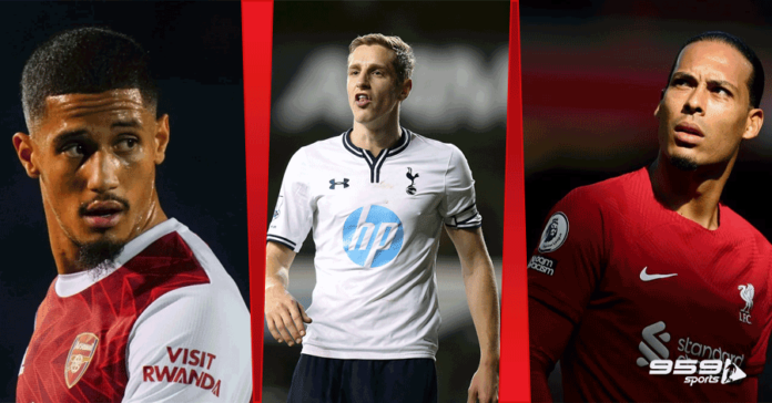 Willian Saliba, Michael Dawson, Van Dijk