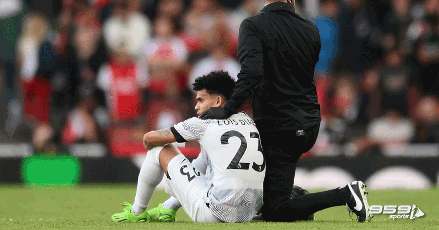 Luis Diaz injured liverpool 2