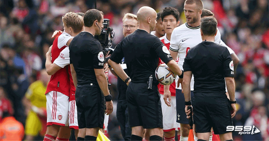 Antonio Conte arsenal referee argue