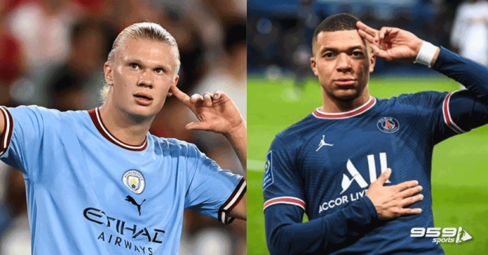 Halland and Mbappe 2022