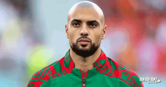 Sofyan Amrabat Morocco 2022