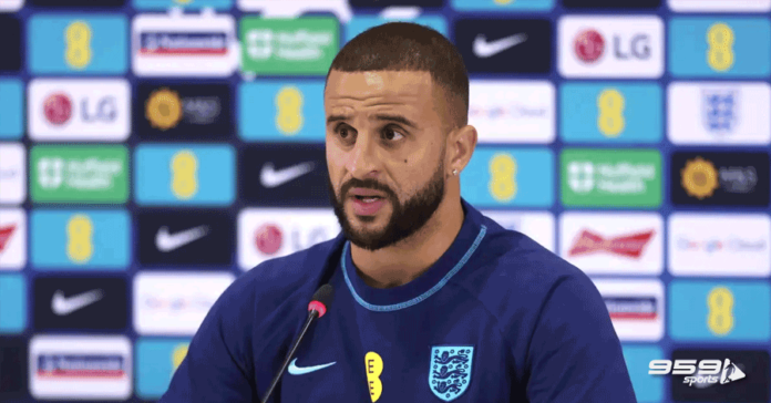 Kyle Walke England and Kylian Mbappe France world cup 2022