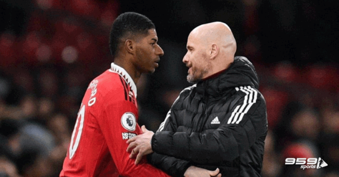 Rashford and erik ten hag
