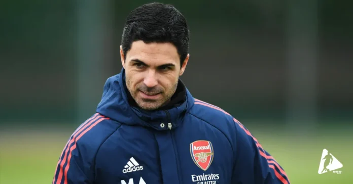 Arsenal coach mikel Arteta