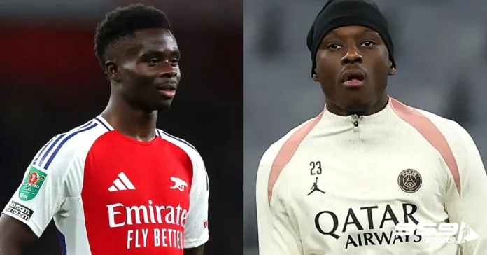 Arsenal eyeing PSG star as Saka replacement