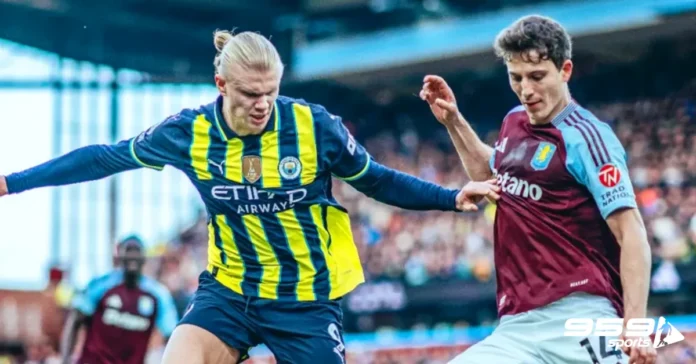 Manchester City lost 2-1 to Aston Villa with a 2-1 defeat.