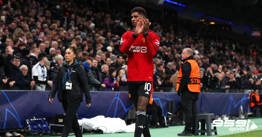 Marcus Rashford was not included in the starting line-up for Sunday's 2-1 win over Manchester City.