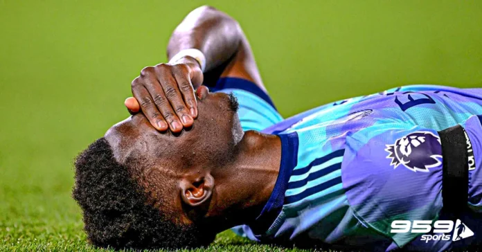 Mikel Arteta reveals Bukayo Saka could be out for more than two months with hamstring injury