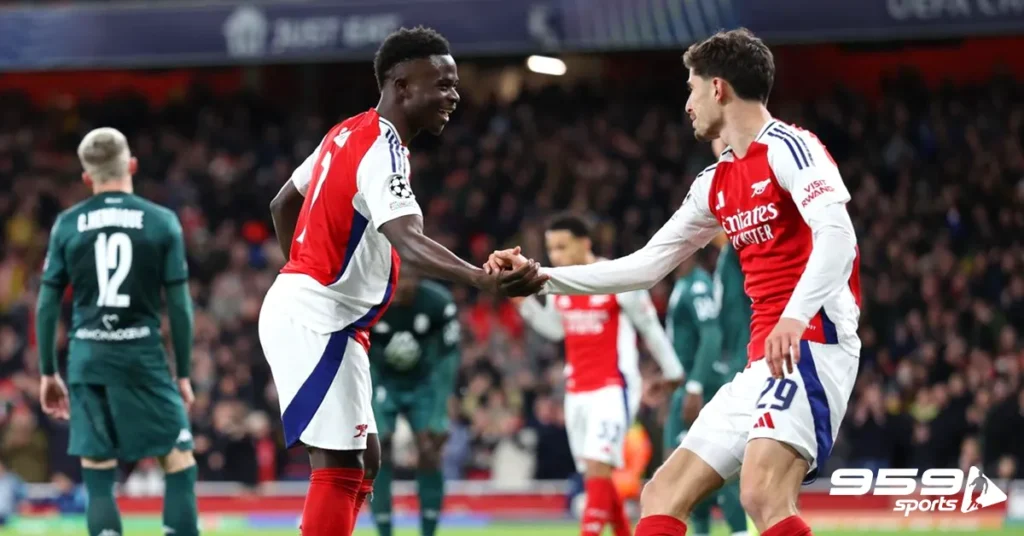 Saliba was outstanding in last season's Champions League 3-0 win over Monaco