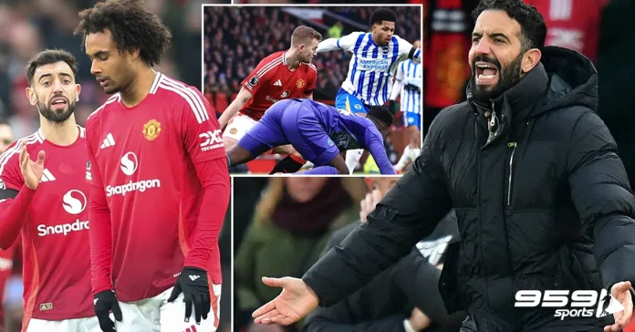 Amorim smashes dressing room TV after Brighton loss Amorim smashes dressing room TV after Brighton loss