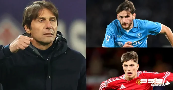 Antonio Conte to replace Kvareschilia with United star