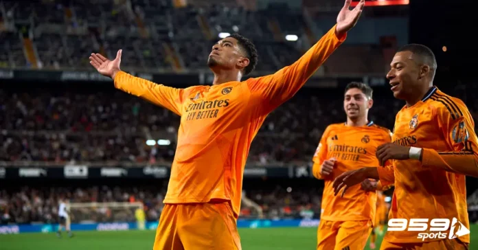 Real Madrid midfielder Bellingham thanked the fans after their 2-1 win over Valencia.