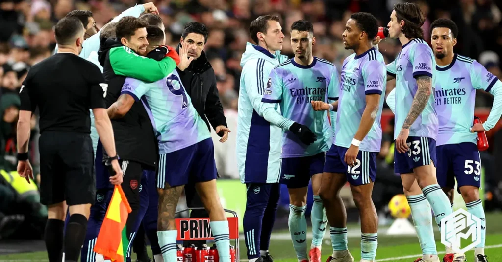 The coronavirus outbreak has disrupted Arsenal's preparations for their 3-1 win over Brentford