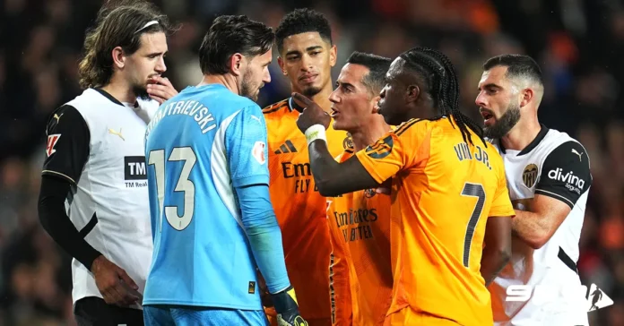 Vinicius to serve two-match ban for red card against Valencia