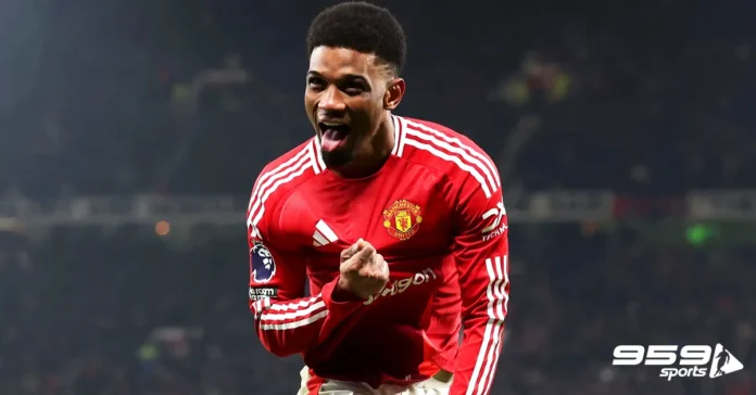 Winger Ahmed Diallo, who scored a hat-trick for United in their 3-1 Premier League win over Southampton on Friday morning