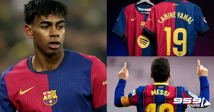 Yamel's shirt could break Messi's record Yamel's shirt could break Messi's record